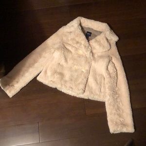 Faux fur coat
